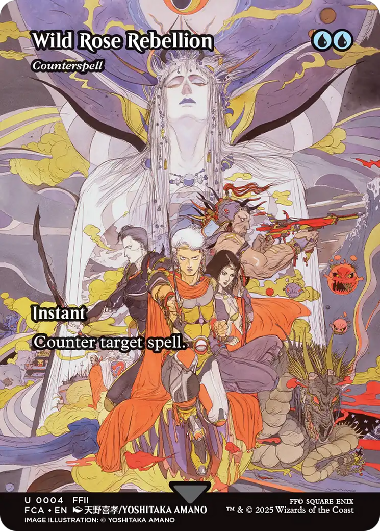 Wild Rose Rebellion - Counterspell (Showcase) (FCA-004) - FINAL FANTASY: Through the Ages