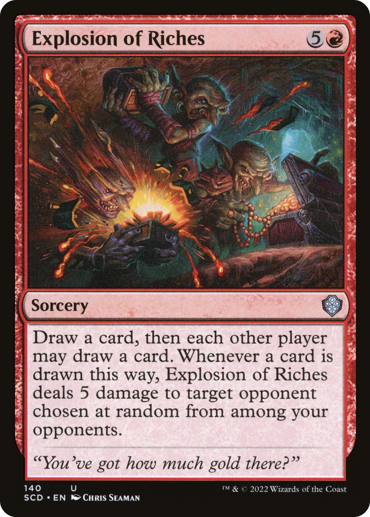 Explosion of Riches [Starter Commander Decks]