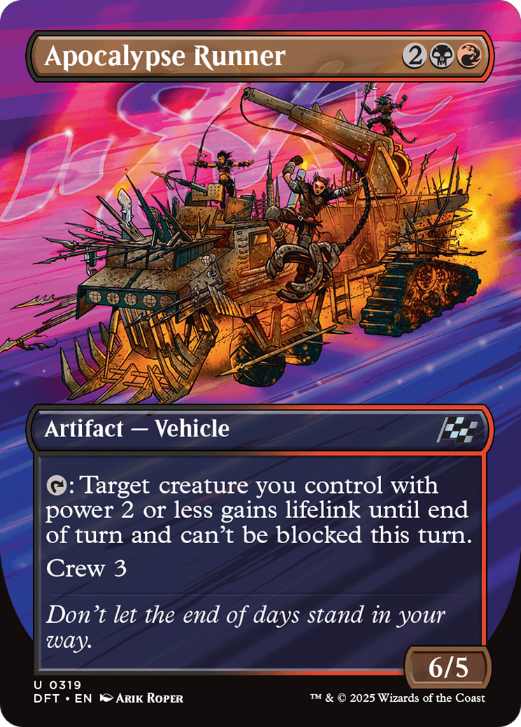 Apocalypse Runner (Borderless) (-319) - Aetherdrift