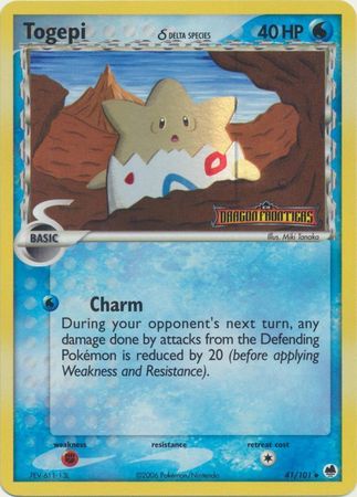 Togepi (41/101) (Delta Species) (Stamped) [EX: Dragon Frontiers]