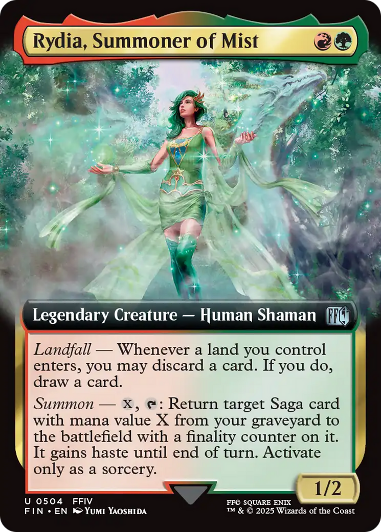 Rydia, Summoner of Mist (Extended Art) (FIN-504) - FINAL FANTASY Foil