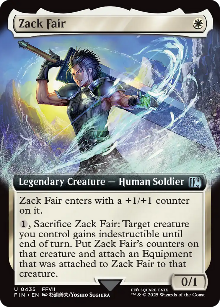 Zack Fair (Extended Art) (FIN-435) - FINAL FANTASY