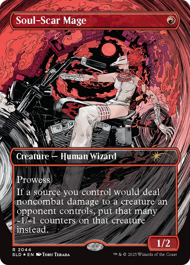 Soul-Scar Mage (2044) (Raised Foil) (SLD-2044) - Secret Lair Drop Series